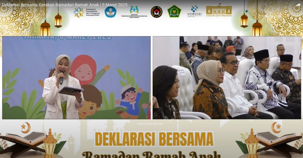 Pemprov Lampung Ikuti Deklarasi Bersama Gerakan Ramadan Ramah Anak Secara Daring - 14