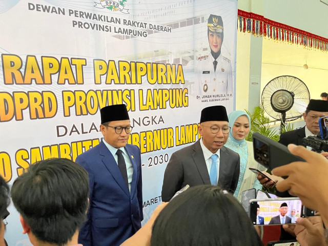 Pidato Sambutan Pertama di DPRD Lampung, Gubernur Mirza Sebut Ada Tiga Cita Visi Pembangunan - 1